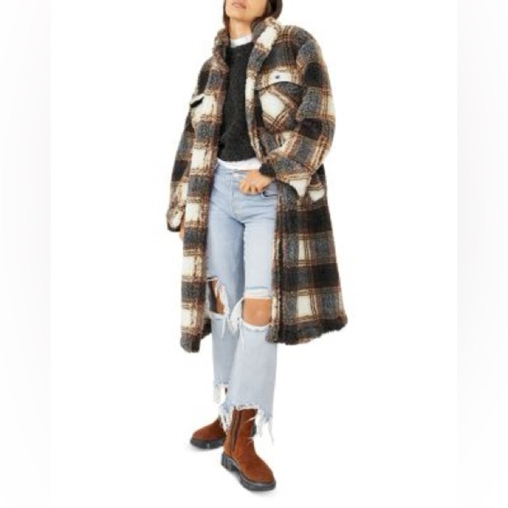 Free People Sloane Maxi Shirt Jacket